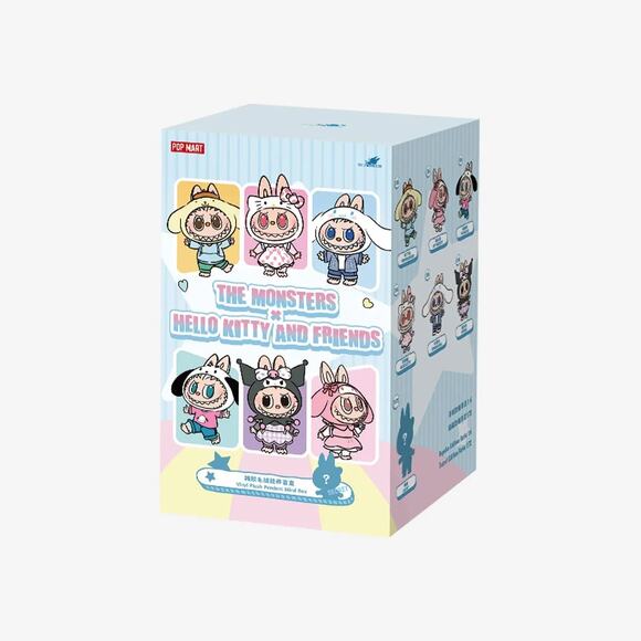 THE MONSTERS × @hellokitty AND FRIENDS SERIES VINYL PLUSH  Pop Mart THE MONSTERS x Hello Kitty Series - Single Blind Box - Preorder